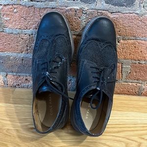 Cole Haan with Nike bottom wingtip dark grey mens 8M
